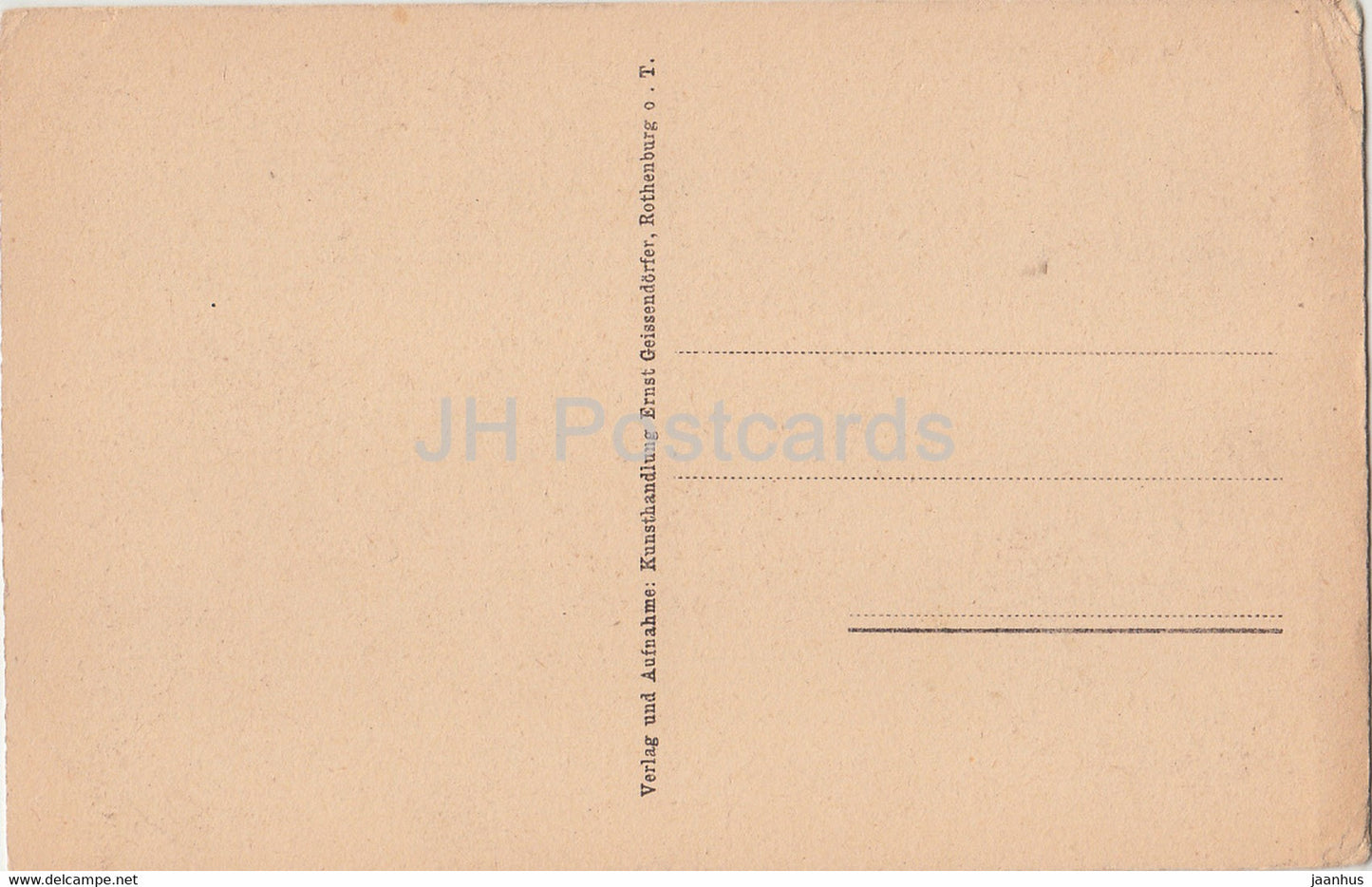 Rothenburg od Tauber - St. Jakobskirche - Kirche - alte Postkarte - Deutschland - unbenutzt