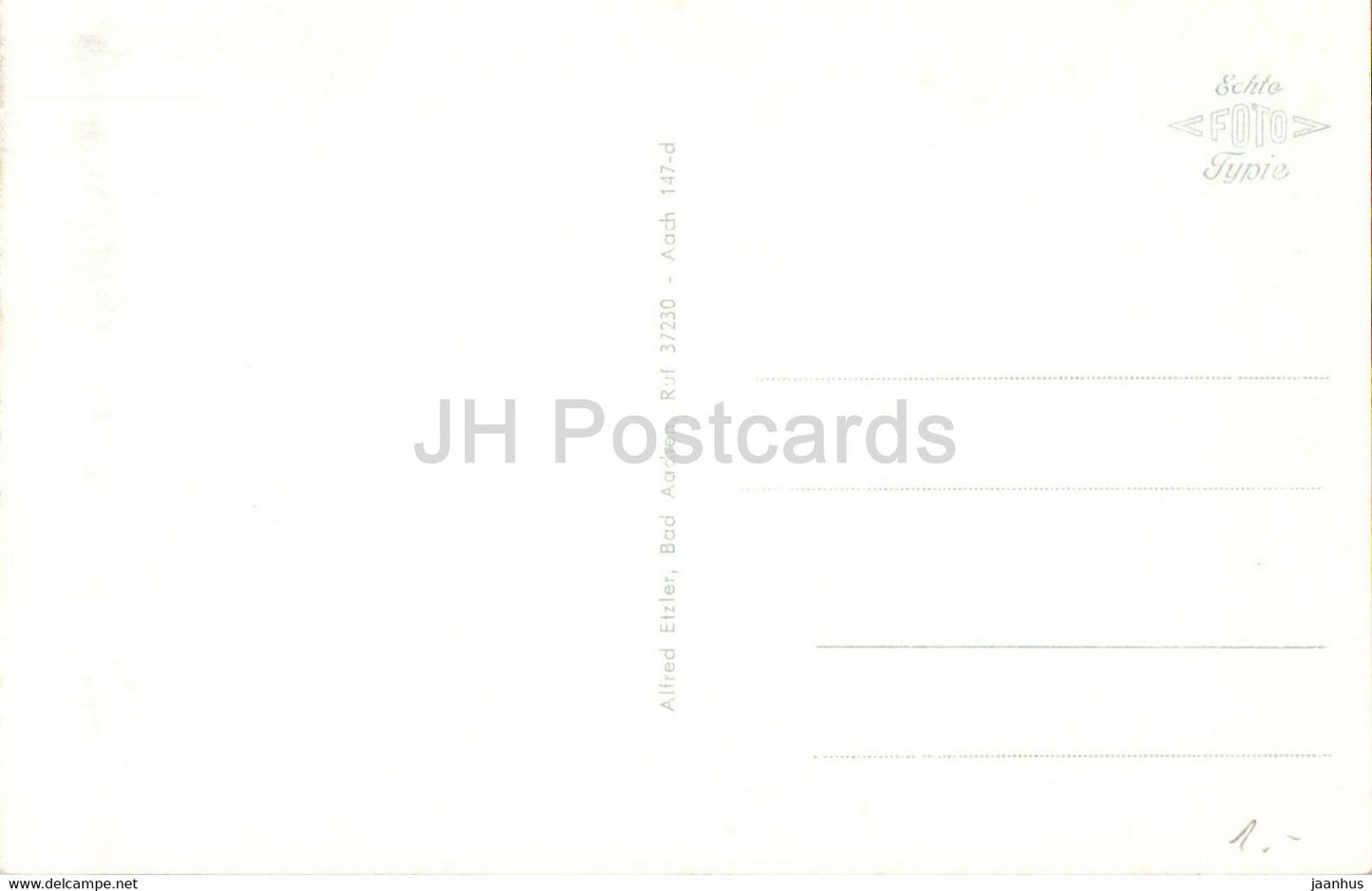 Bad Aachen - Dom - cathédrale - carte postale ancienne - Allemagne - inutilisée