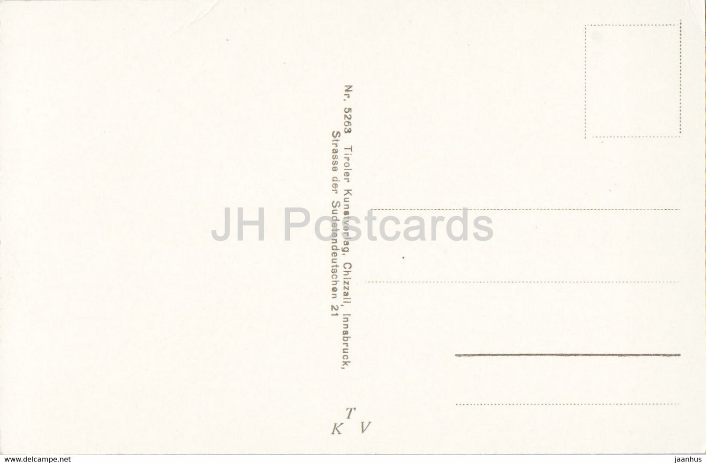 Axams - 878 m mit Solstein 2641 m - old postcard - Austria - unused