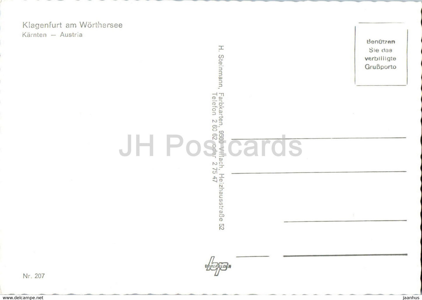 Klagenfurt am Worthersee - Europapark - Karnten - Austria - unused