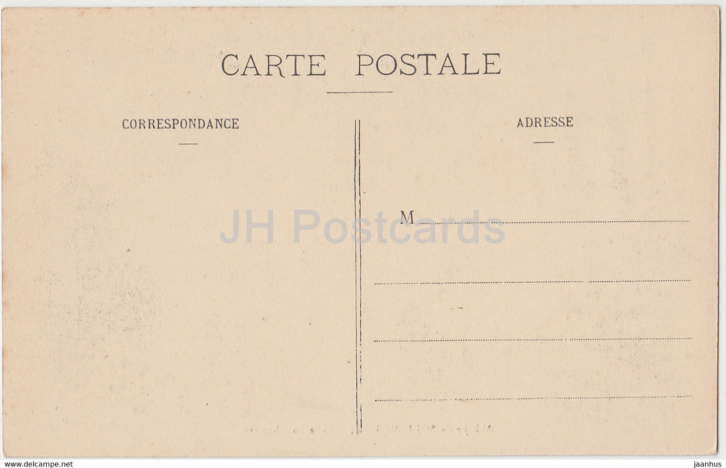 Abbaye de Solesmes - Salle du Chapitre - 25 - old postcard - France - unused