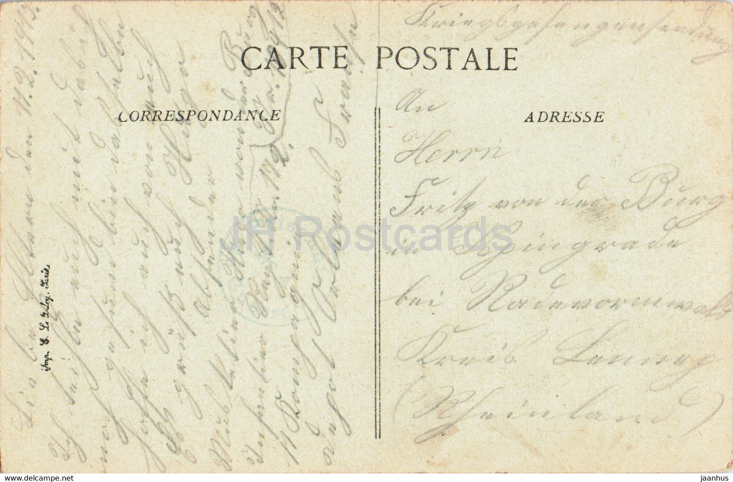 Orléans - L'Hôtel de Ville - 543 - carte postale ancienne - 1915 - France - occasion