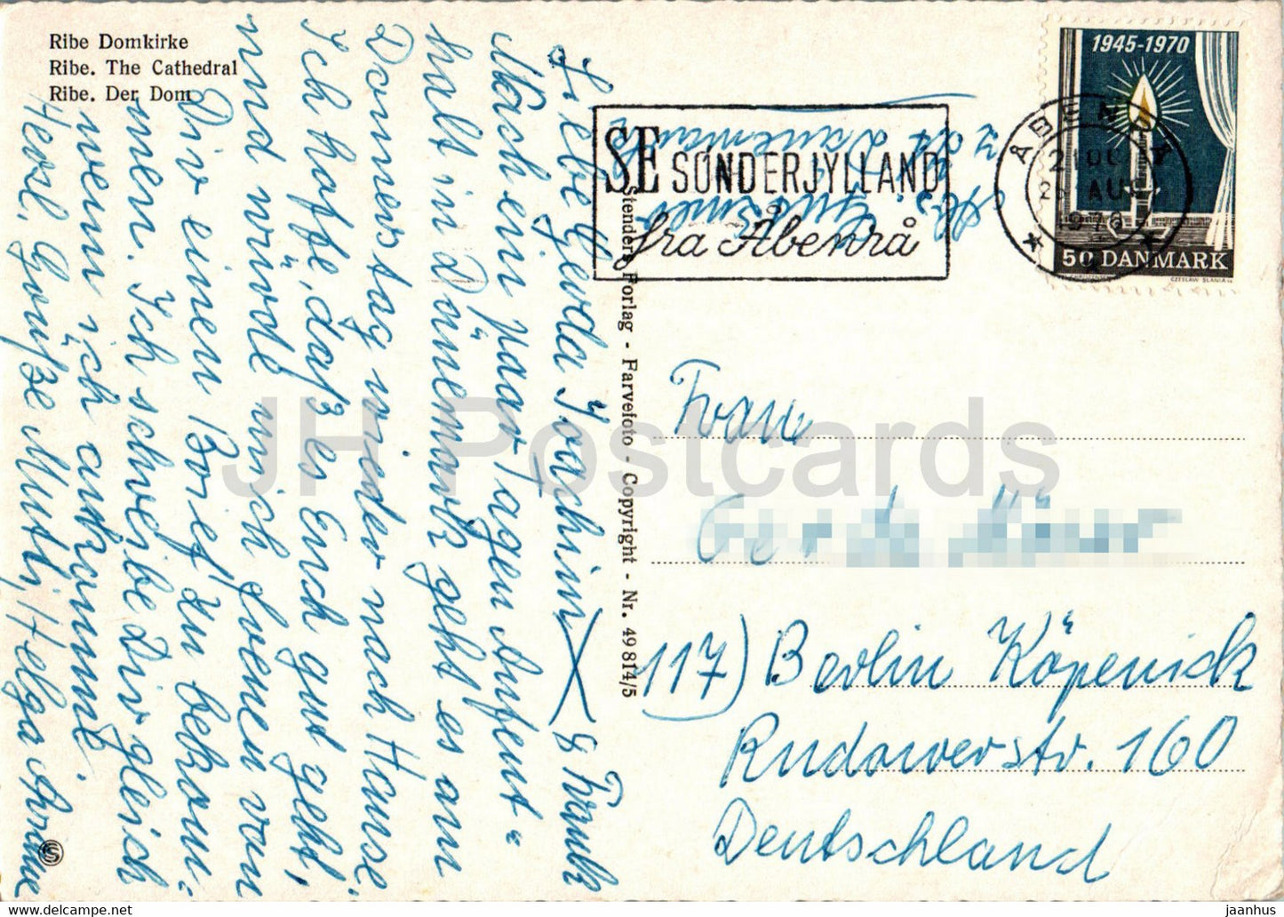 Ribe - Domkirke - cathedral - 1978 - Denmark - used