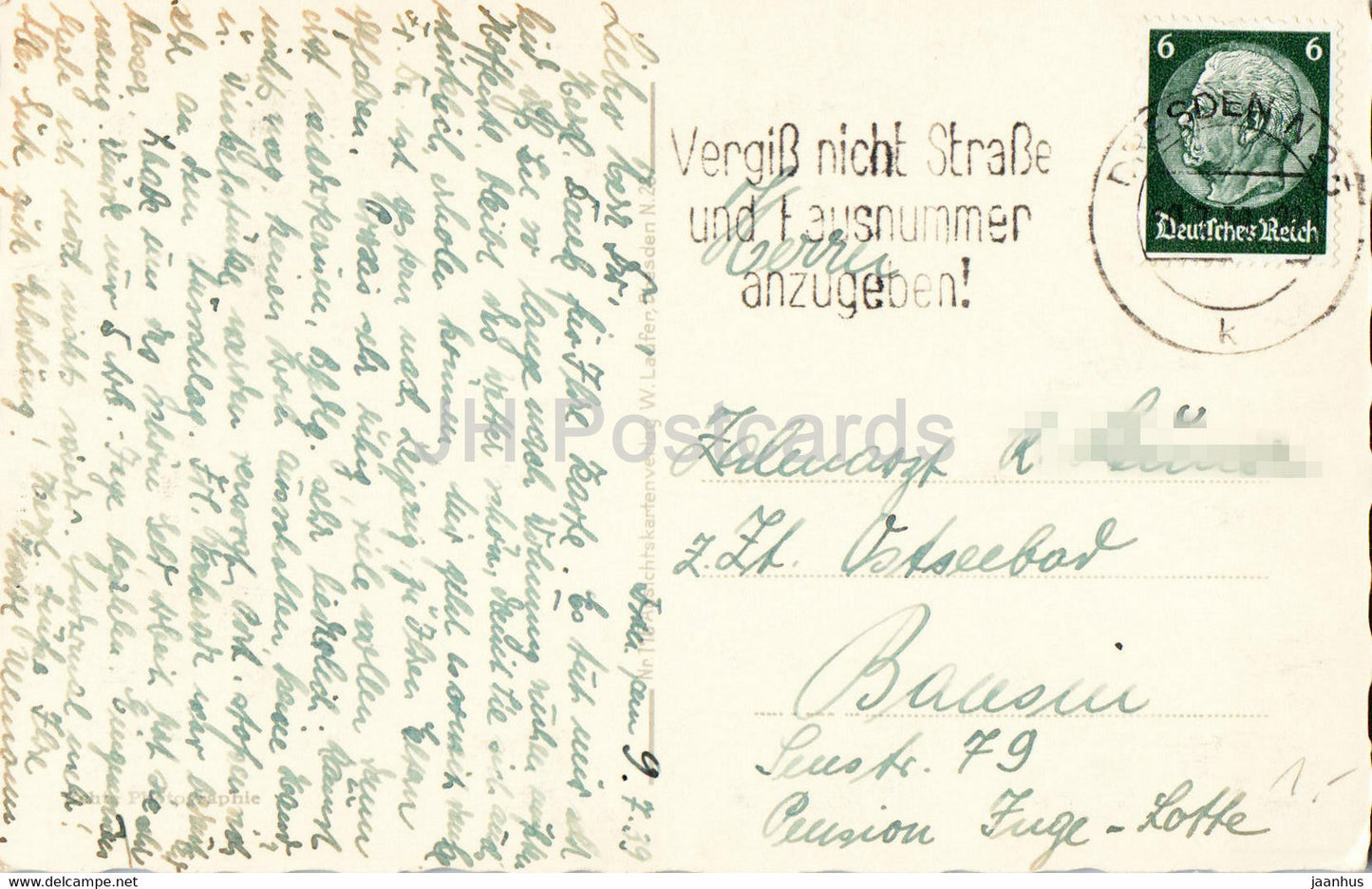 Schloss Moritzburg - Schloss - 28 - alte Postkarte - 1939 - Deutschland - gebraucht