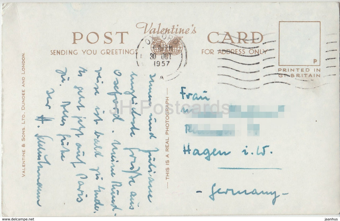 Oxford - New College - H.3060 - 1957 - United Kingdom - England - used