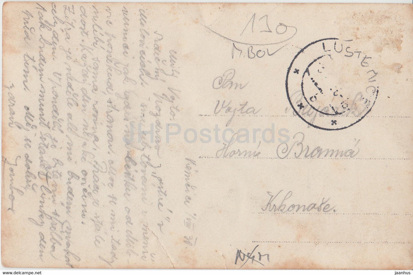 Nemcice - old postcard - 1930 - Czech Republic - used