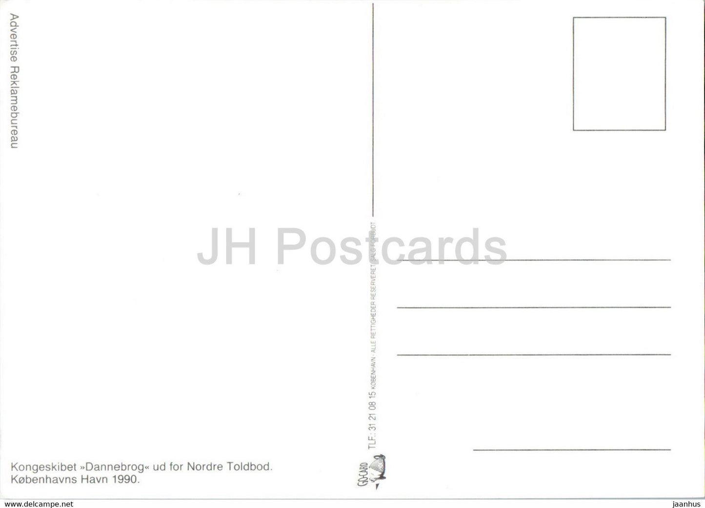 Kopenhagen - das königliche Schiff Dannebrog - Schiff - Dänemark - unbenutzt