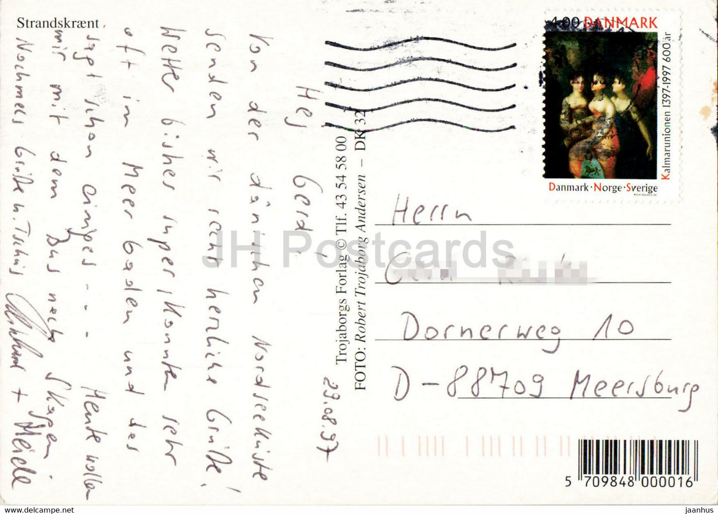 Strandskraent – Strand – 1997 – Dänemark – gebraucht