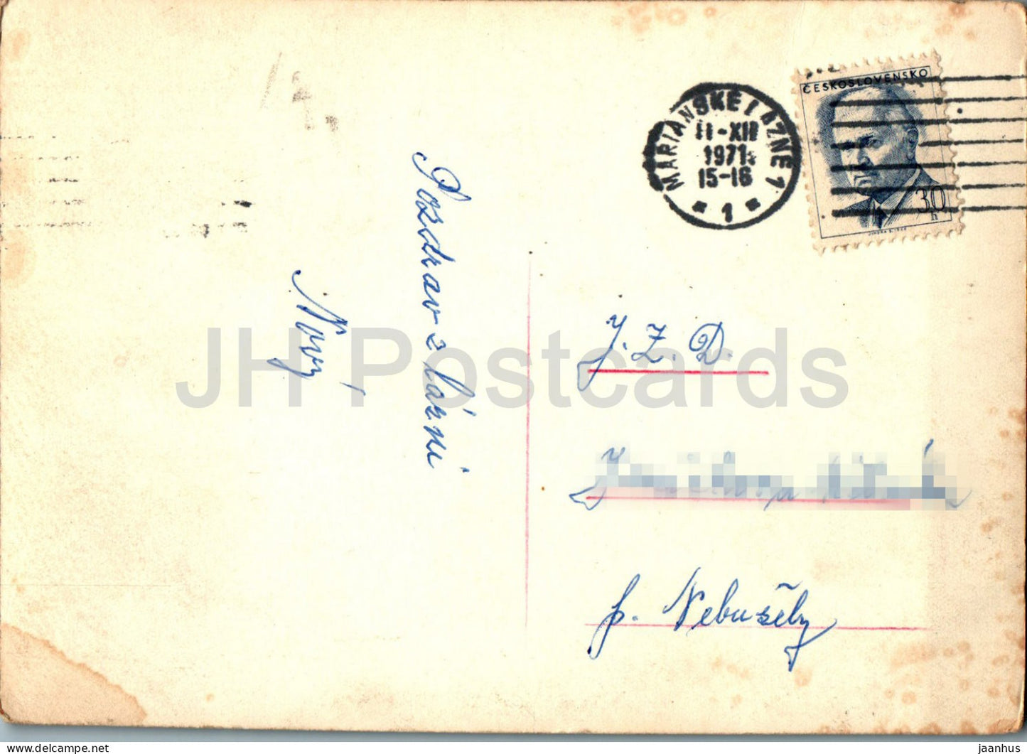 Statni Zamek Kynzvart - castle - 1971 - Czech Repubic - Czechoslovakia - used