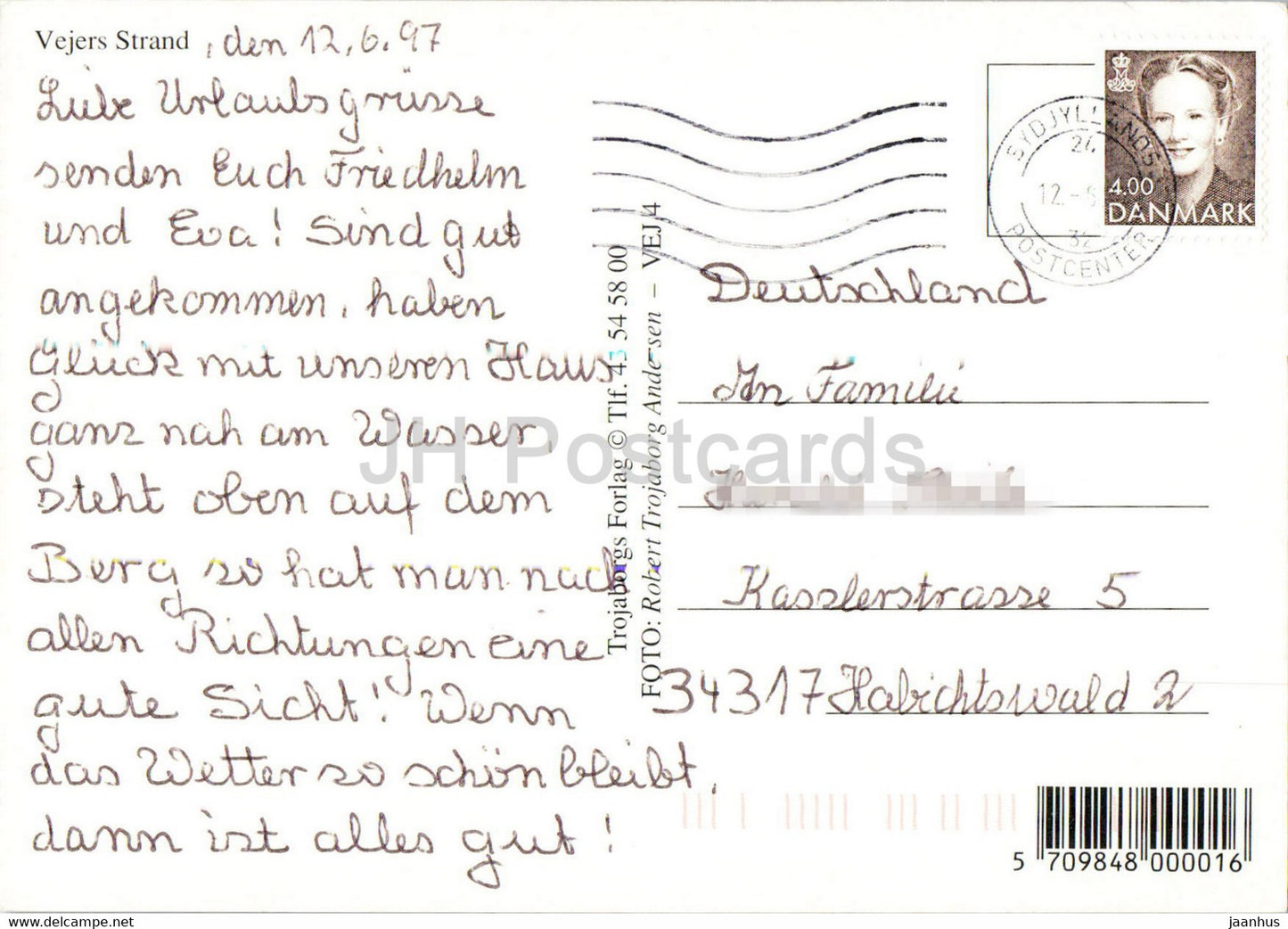 Vejers Strand – Kinder – Strand – 1997 – Dänemark – gebraucht