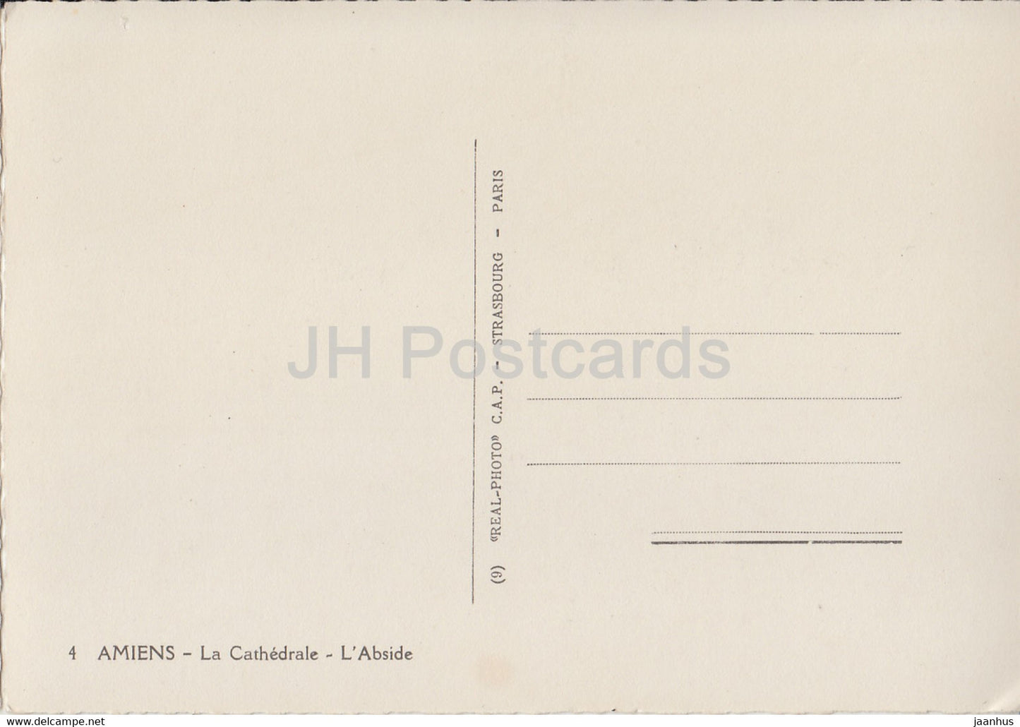 Amiens - La Cathédrale - L'Abside - 4 - cathédrale - France - inutilisé