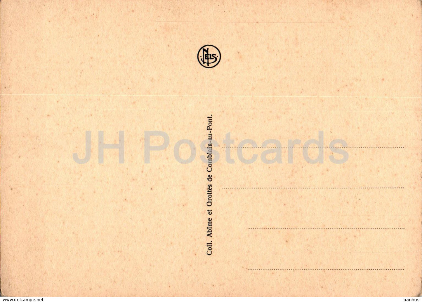 Abime et Grottes de Comblain au Pont - La salle de la Cascade et des Glaciers - Höhle - alte Postkarte - Belgien - unbenutzt