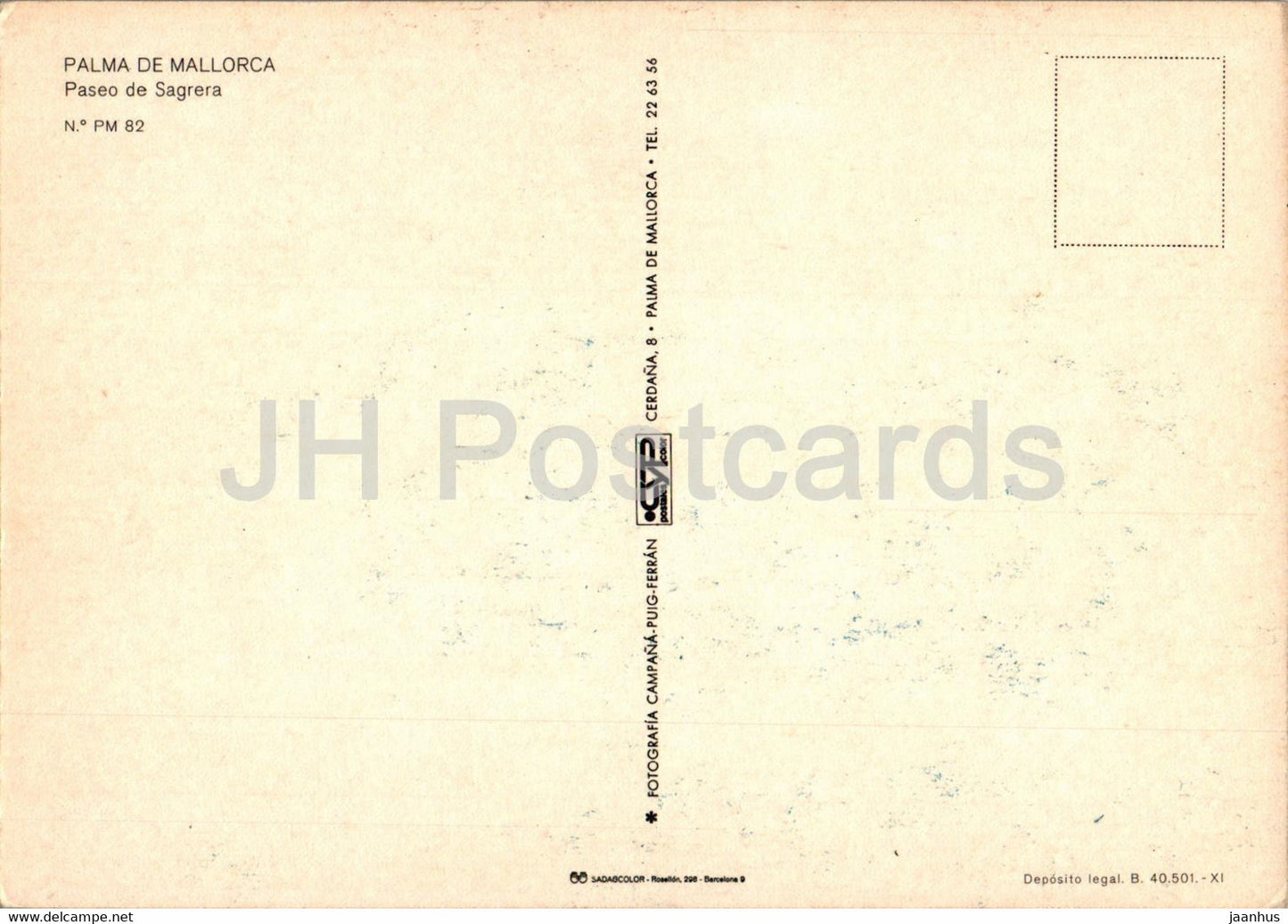Palma de Mallorca - Paseo de Sagrera - Tiere - Esel - 82 - Spanien - unbenutzt