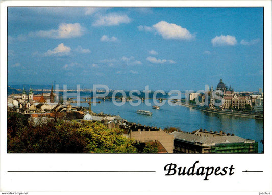 Budapest - panorama - 166-4409 - Hungary - used - JH Postcards