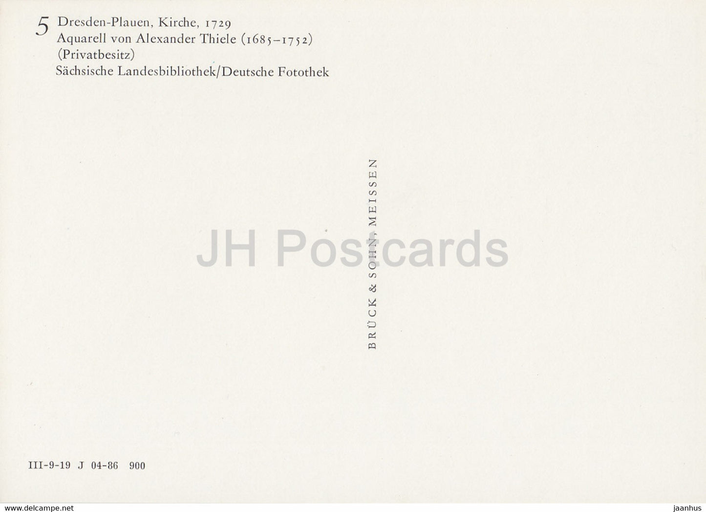 Dresden Plauen - Kirche - Alte Kirchen Dresdens - church - DDR Germany - unused