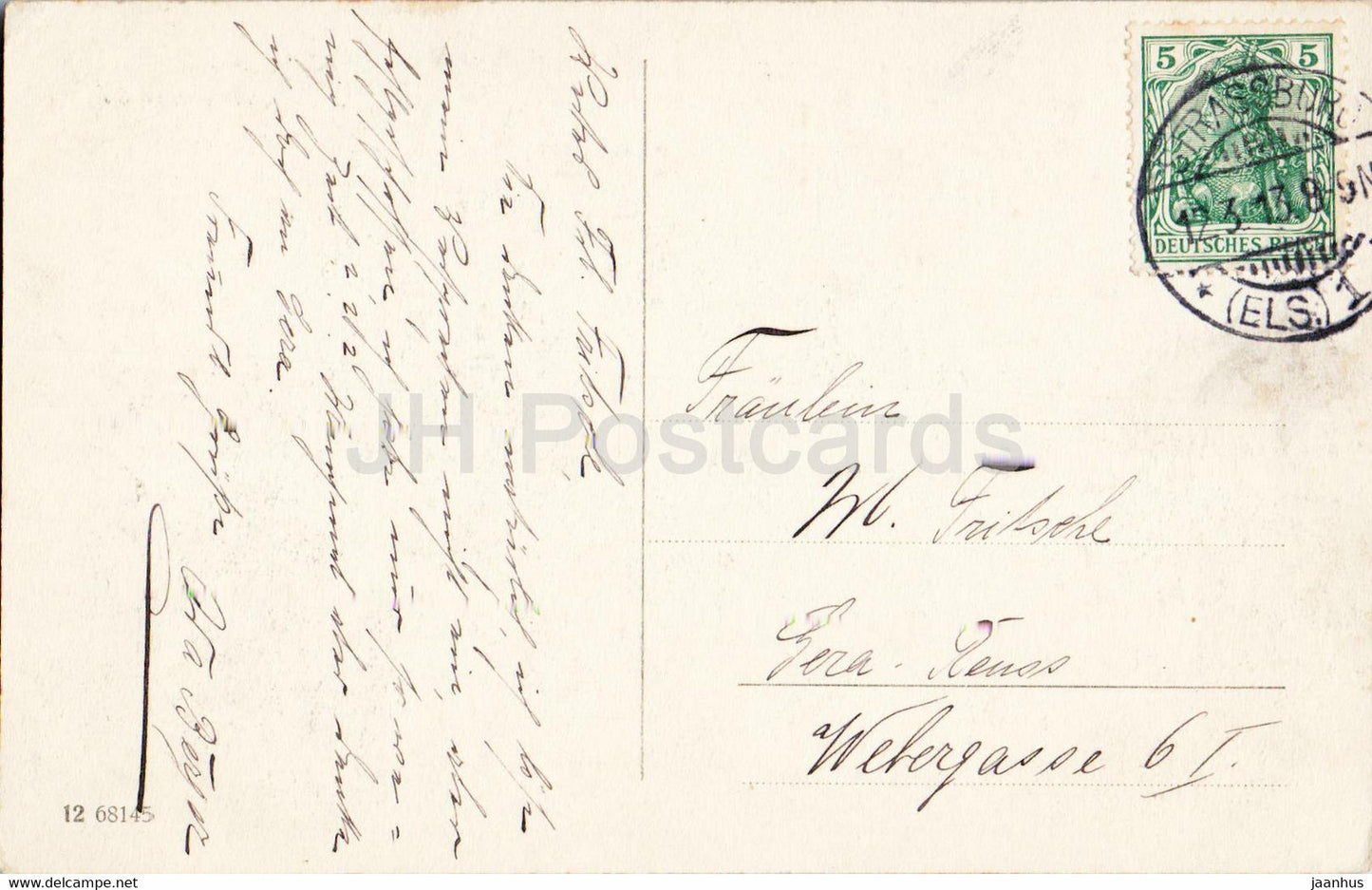 Strasbourg - Strassburg - Kaiserpalast - Palais Imperial - 68145 - old postcard - 1913 - France - used