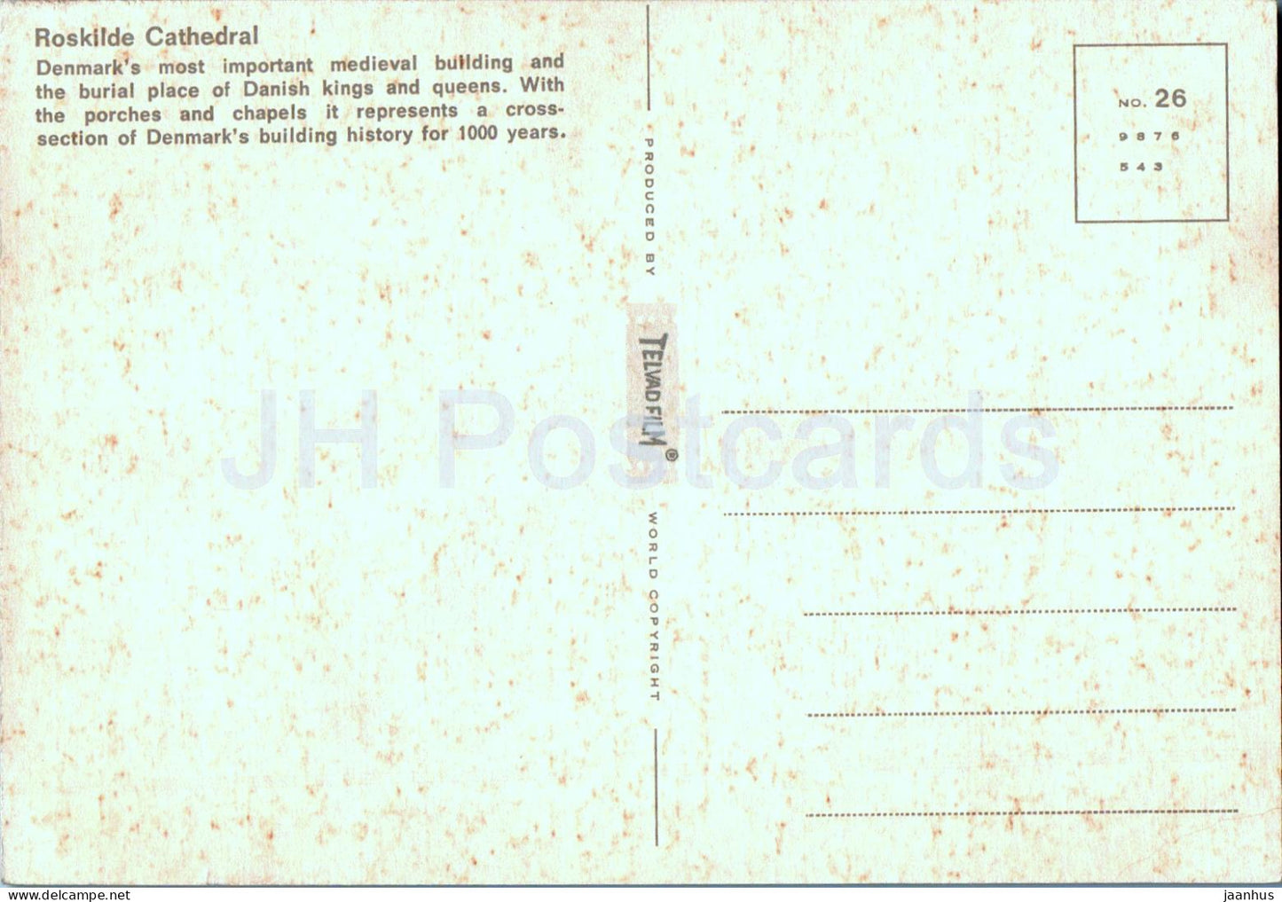 Cathédrale de Roskilde - vue générale - 26 - Danemark - inutilisé