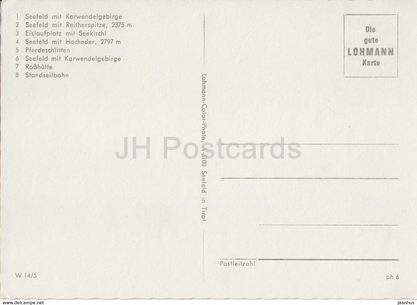 Seefeld - Karwendelgebirge - Reitherspitze - Seekirchl - Hocheder - Rosshutte - Tirol - multiview - Autriche - inutilisé