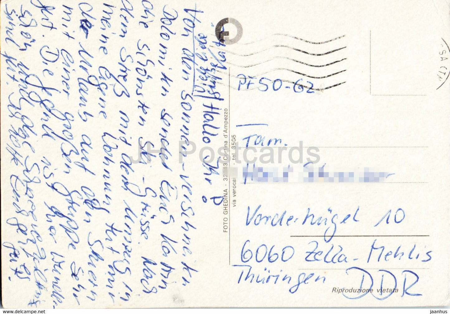 Saluti da Pozza di Fassa - alpine skiing - multiview - Italy - used