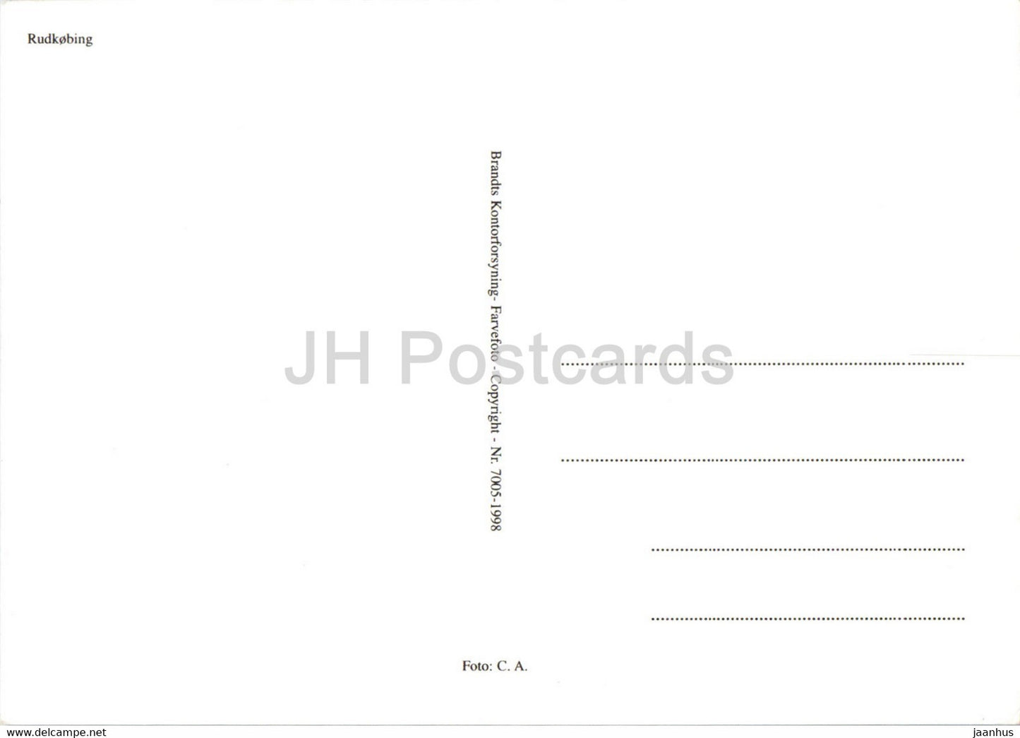 Rudkobing - Langeland - vues sur la ville - multiview - Danemark - inutilisé