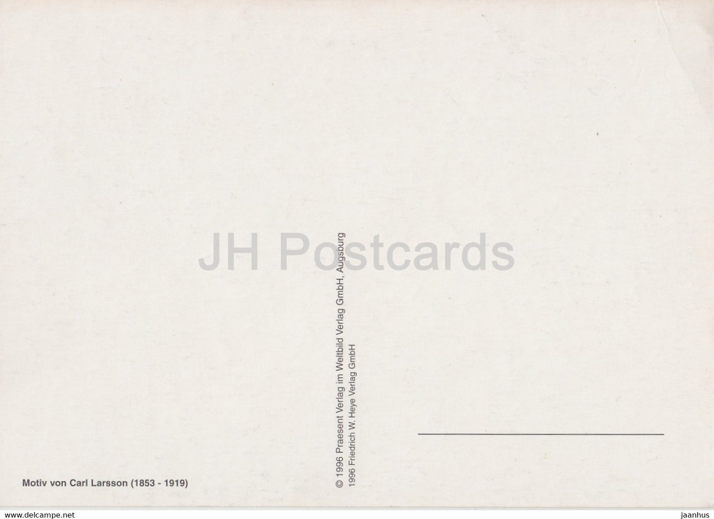 illustration de Carl Larsson - Party Table - 1996 - Allemagne - inutilisé