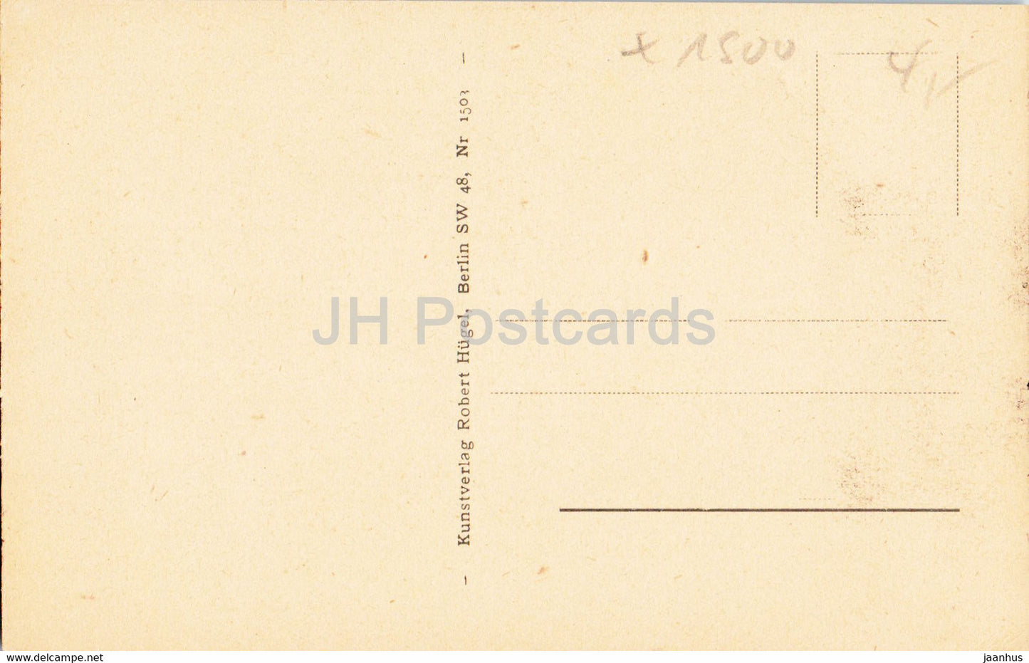 Potsdam - Schloss Sanssouci mit der Grossen Fonataine - castle - 1503 - old postcard - Germany - unused