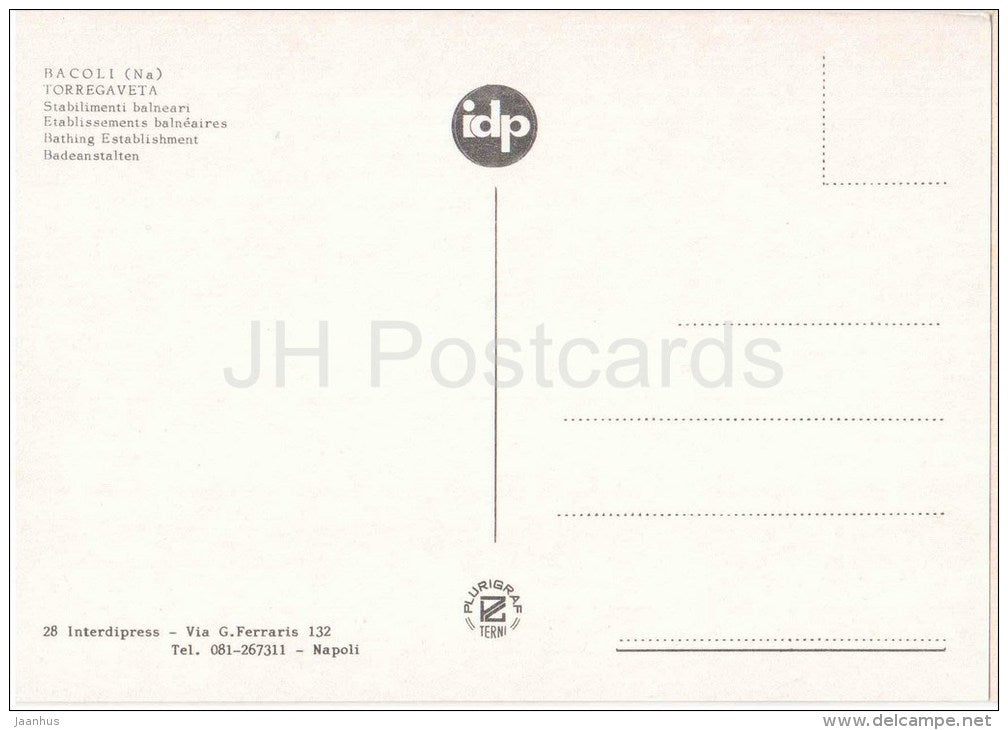 Stabilimenti balneari - Bathing - beach - Bacoli - Torregaveta - Napoli - Campania - 28 - Italia - Italy - unused - JH Postcards