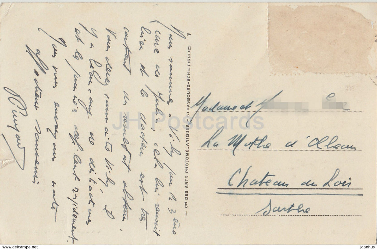 Vichy - Un coin des nouveaux parcs - 251 - old postcard - France - used