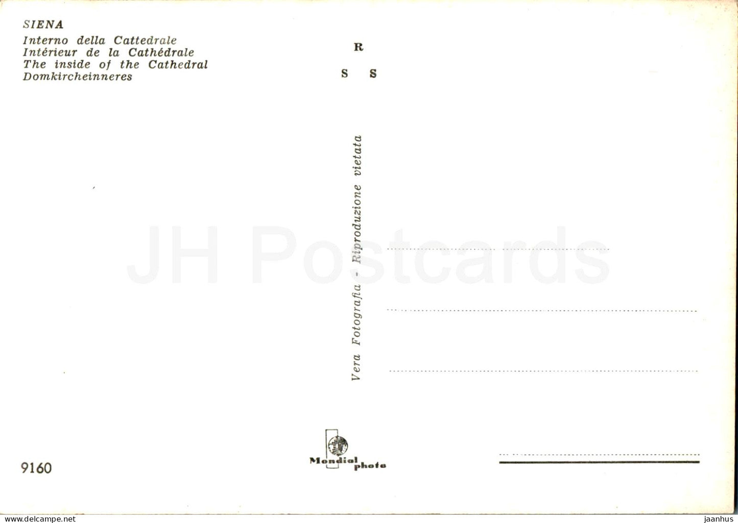 Siena - Interno della Cattedrale - inside of the cathedral - 9160 - Italy - unused