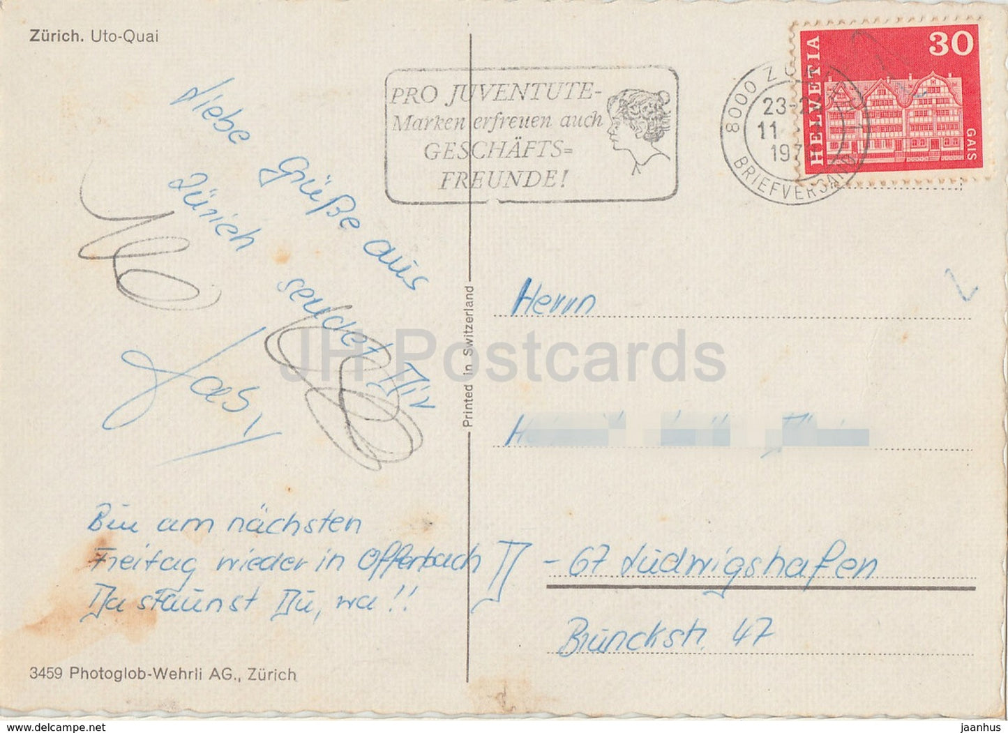 Zurich - Uto Quai - voilier - 3459 - 1970 - Suisse - d'occasion