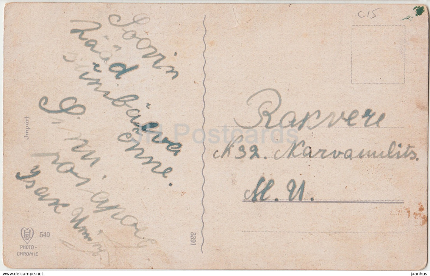 Nature - road - birch - Photochromie - 549 - HB - used