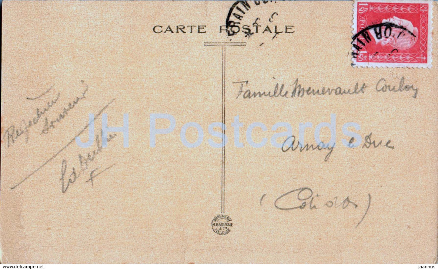 Flavigny - Côte d'Or - L'Eglise - église - carte postale ancienne - France - inutilisée