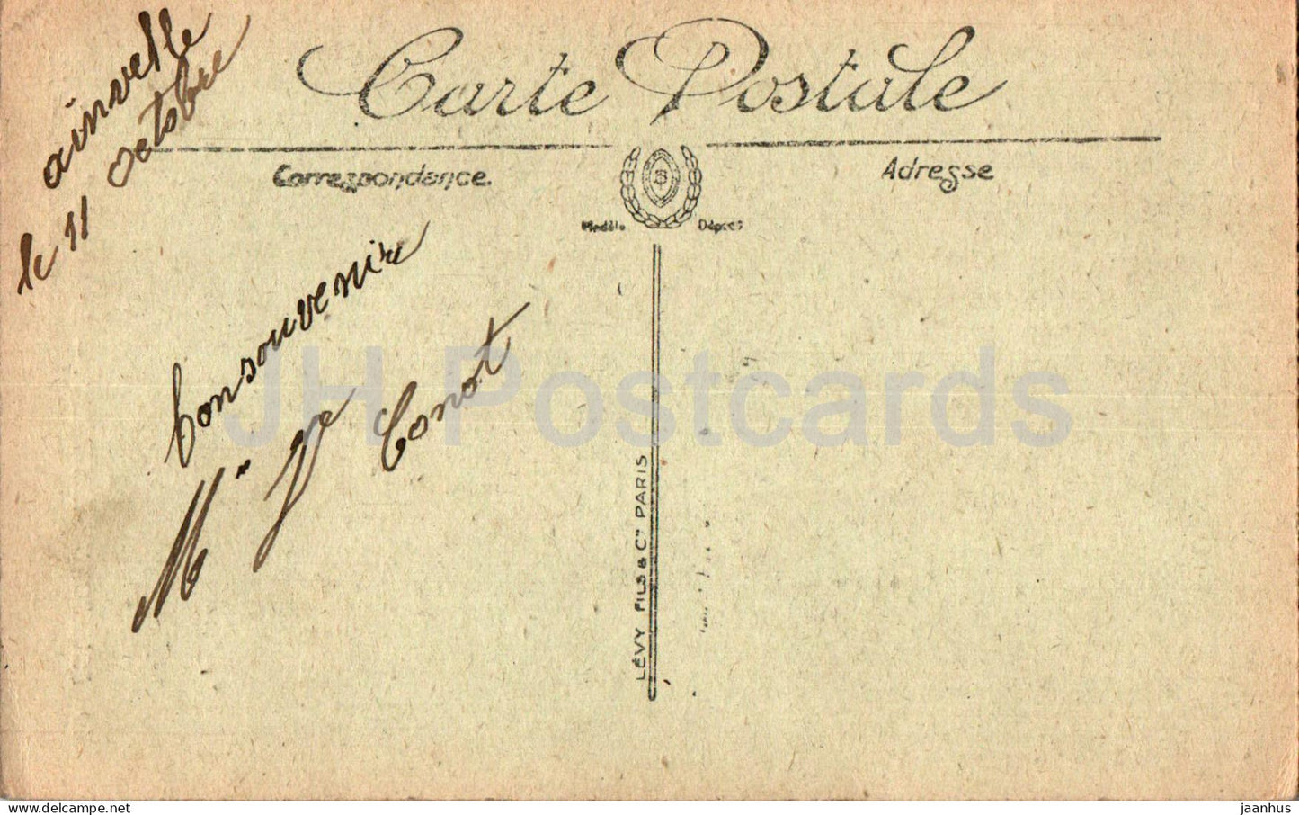 Bourbonne les Bains - Les Bords de l'Apance - Les rives de l'Apance - 40 - carte postale ancienne - France - oblitéré