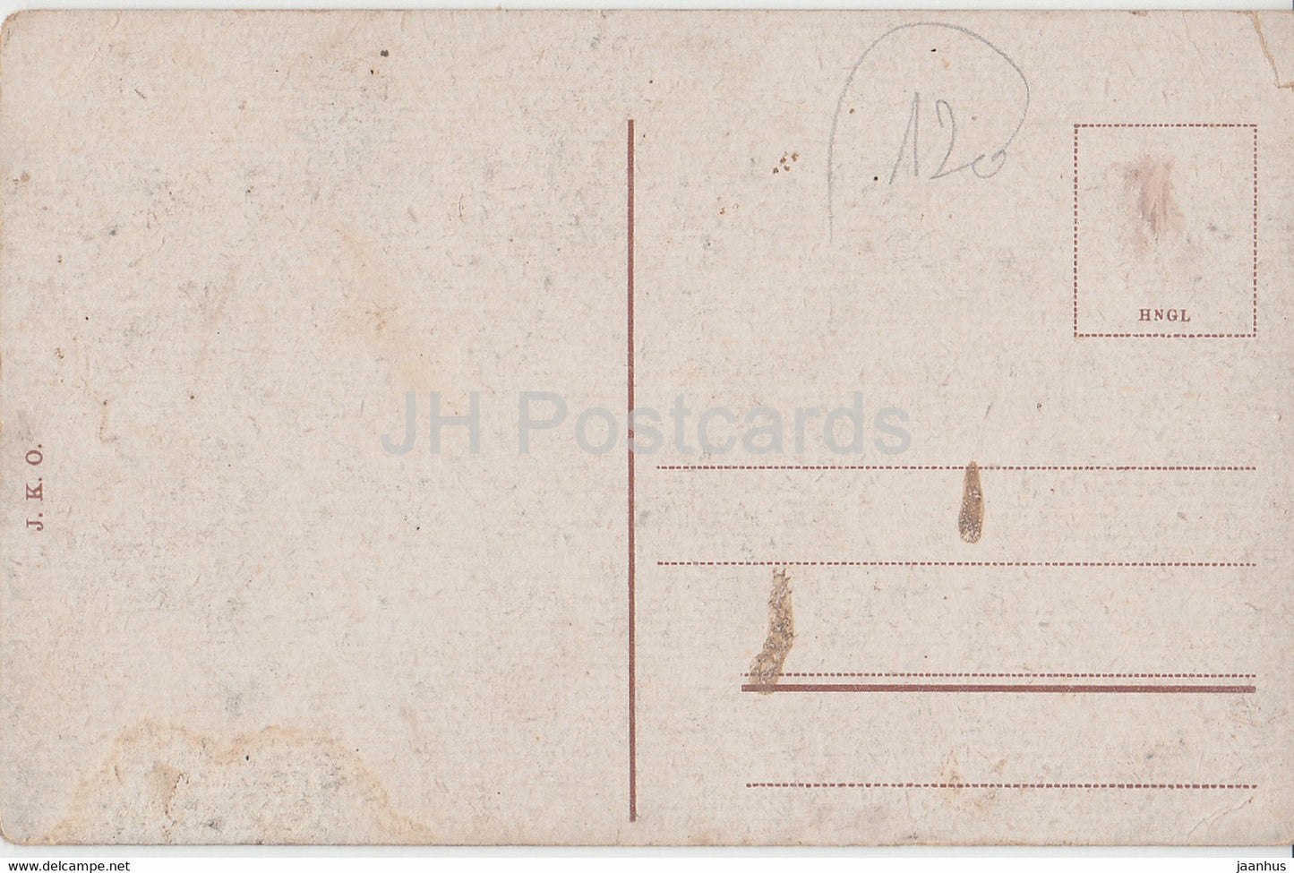 Bohumin - Nadrazi - Oderberg - Der Bahnhof - railway station - old postcard - Czech Republic - used