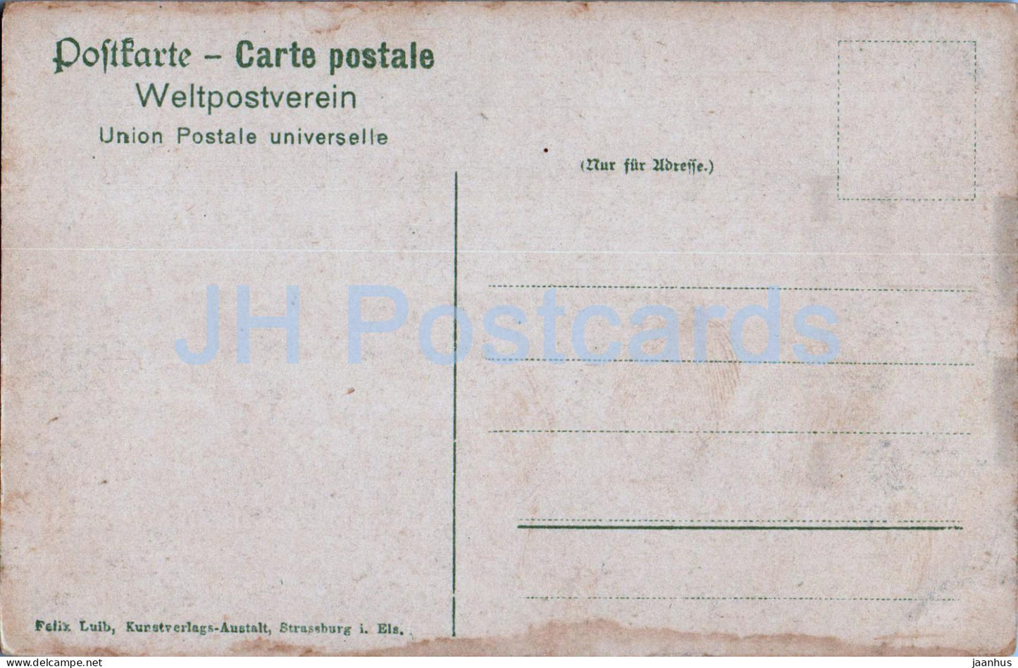 Stassburg i Els - Straßburg - Orangerie - Bauernhaus - Maison rustique - 5386 - alte Postkarte - Frankreich - unbenutzt