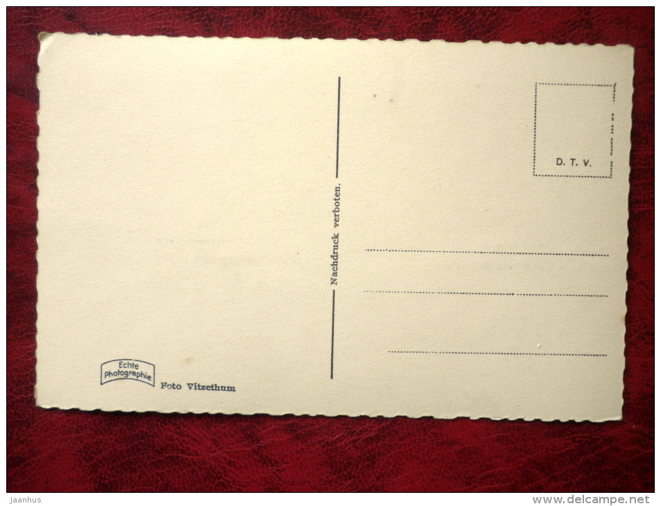 view - ansicht - Echte Photographie - Foto Vitzethum - Germany ? - unused - JH Postcards