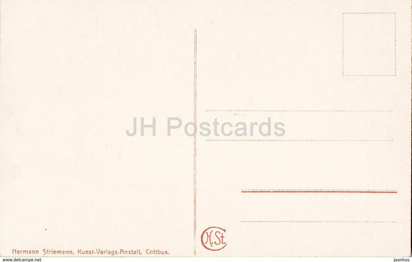 Spreewald - Einfahrt in Lehde - Boot - Volkstrachten - alte Postkarte - Deutschland - unbenutzt