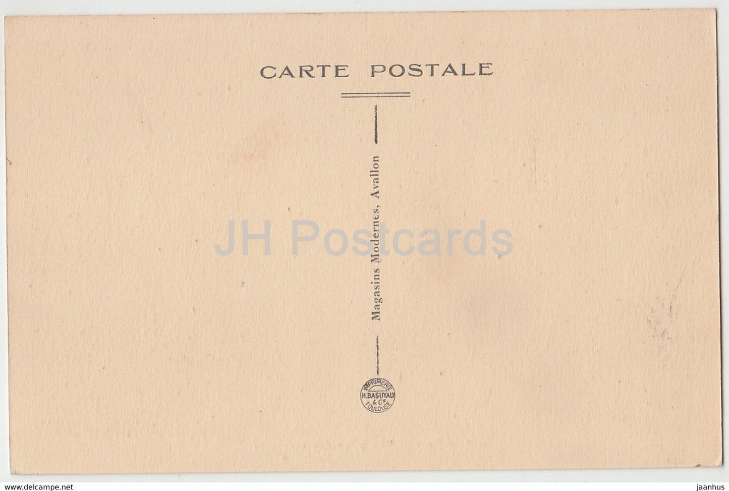 Avallon - Vue prise des Chaumes - alte Postkarte - Frankreich - unbenutzt