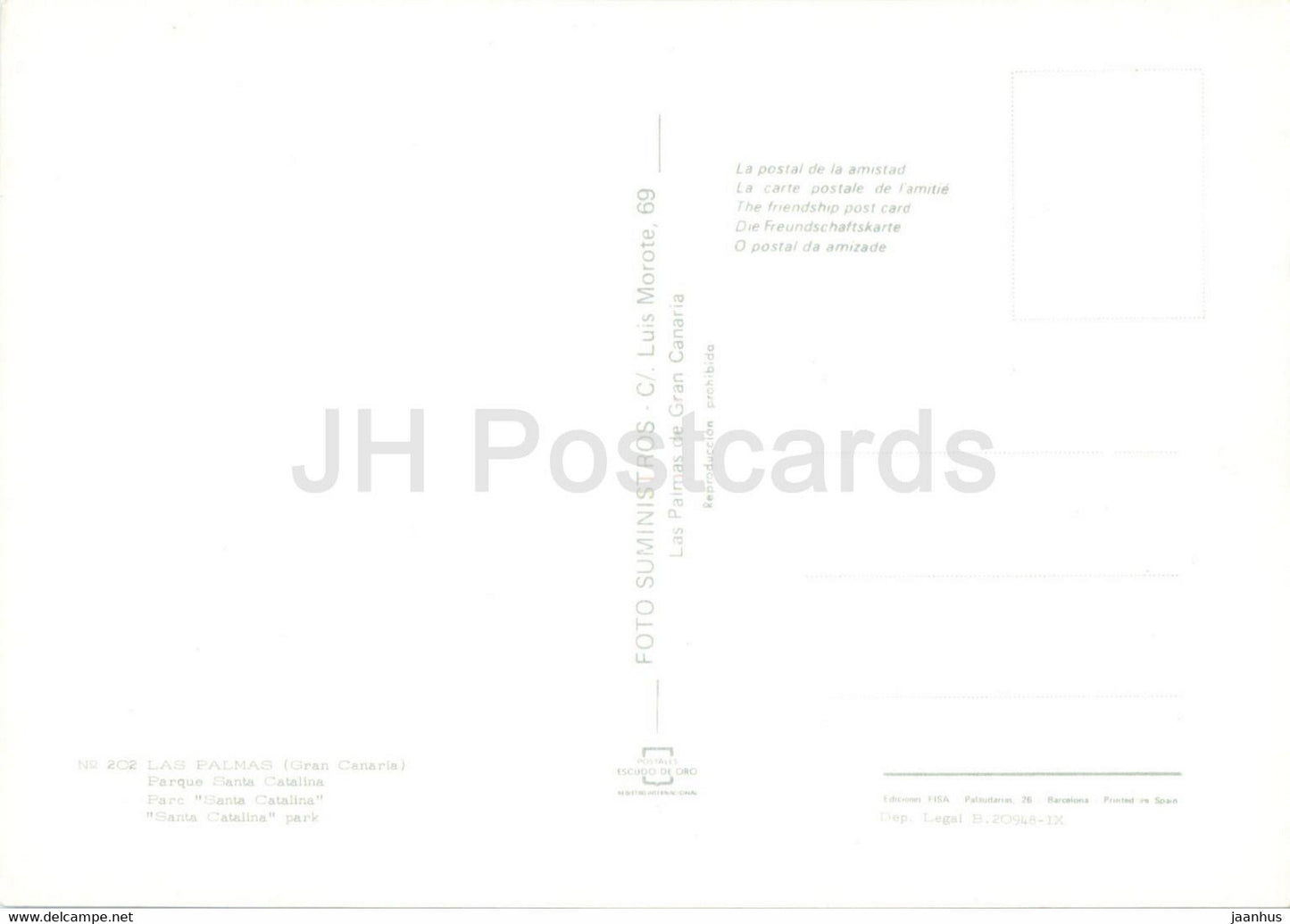 Las Palmas - Gran Canaria - Parque - Santa Catalina - park - 202 - Spain - unused