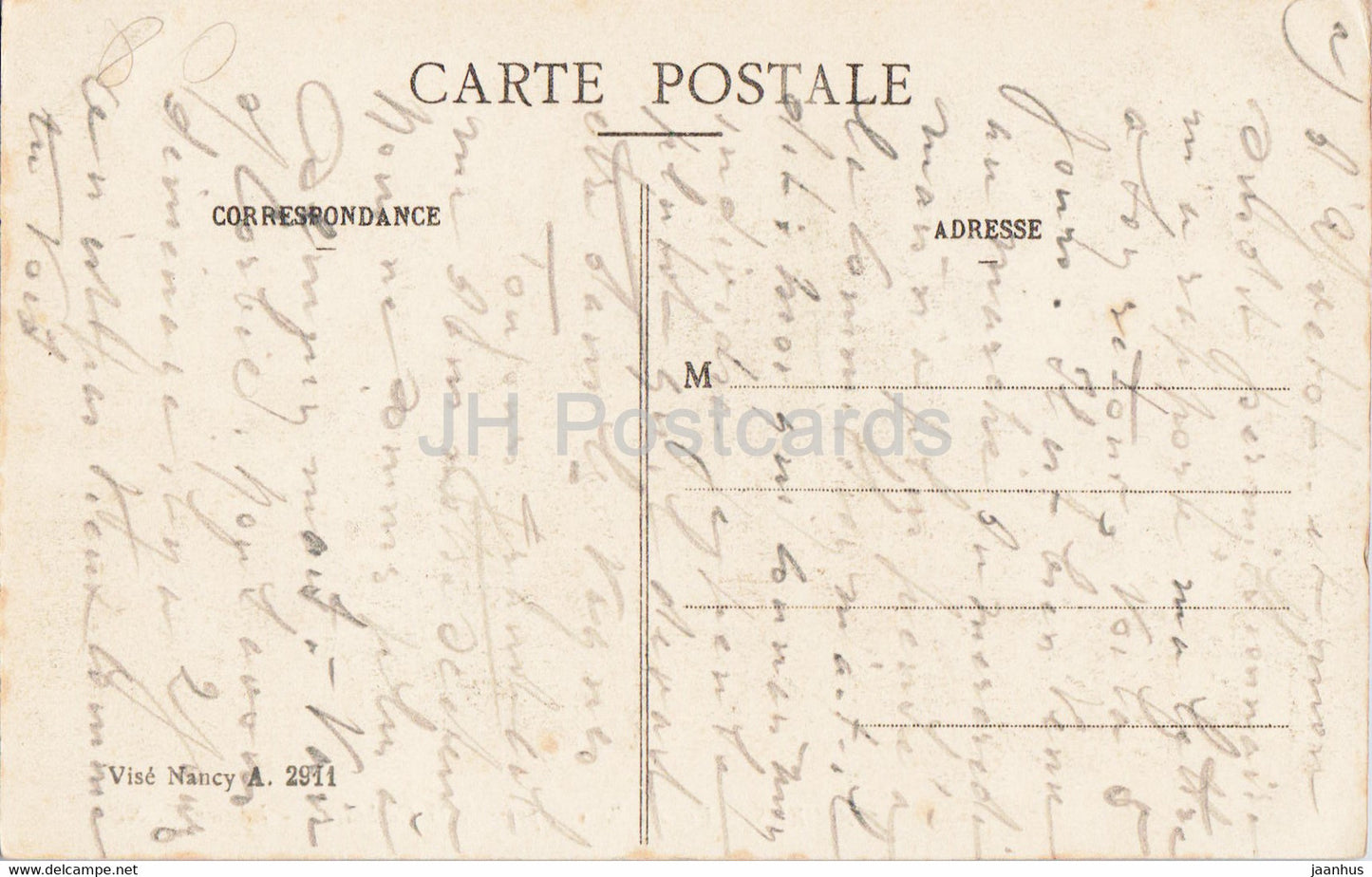 Amiens - Vue du Beffroi prise de la Cathedrale - 2911 - alte Postkarte - Frankreich - gebraucht