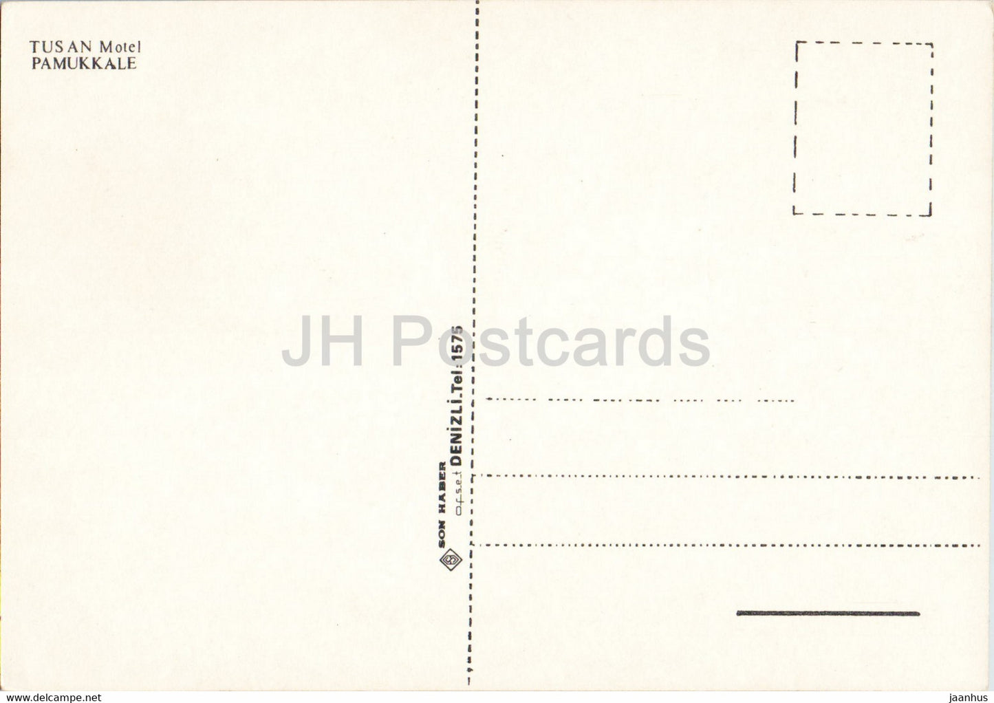 Tusan Motel - hotel - Pamukkale - Turkey - unused