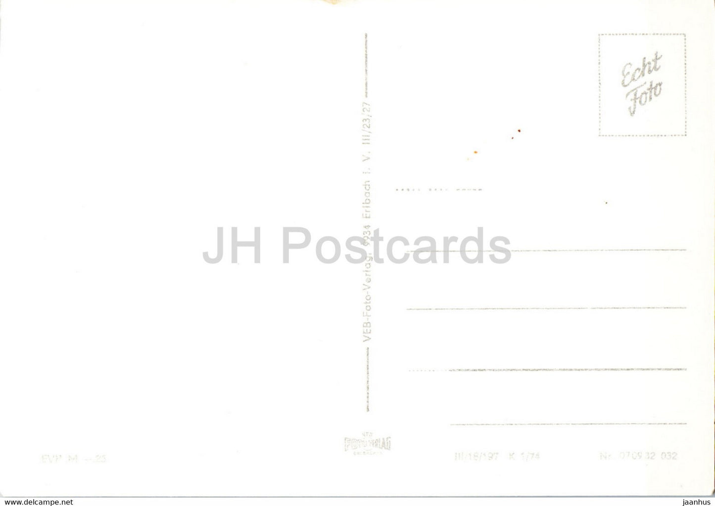 Blumenstadt Erfurt - Rathaus - Gildehaus am Fischmarkt - Germany DDR - unused