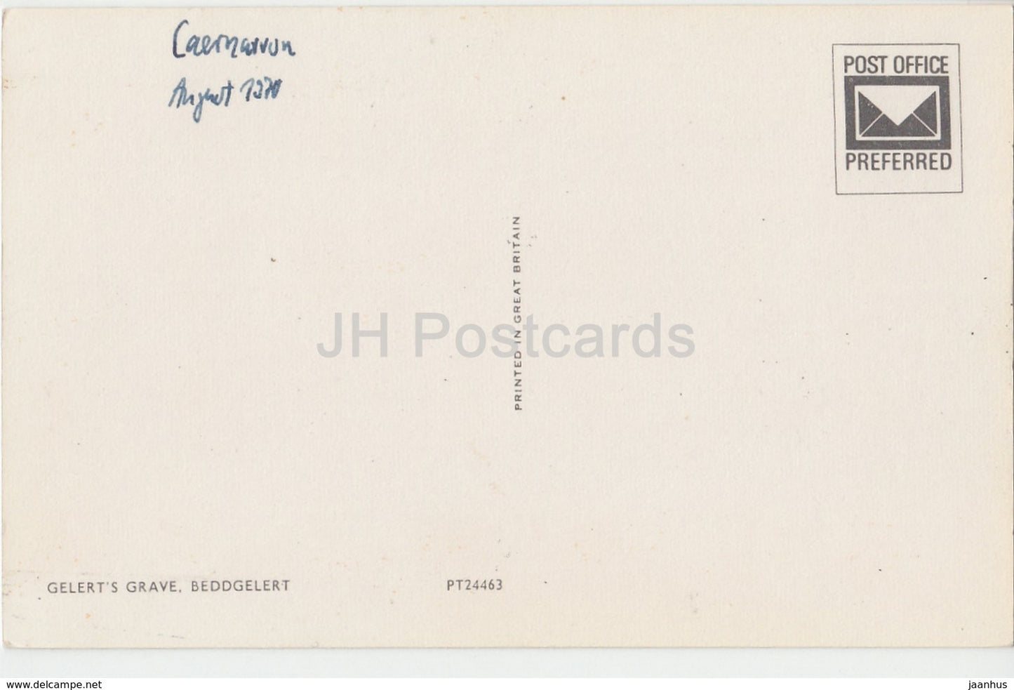 Beddgelert - Gelert's Grave - PT24463 - 1970 - Vereinigtes Königreich - Wales - gebraucht
