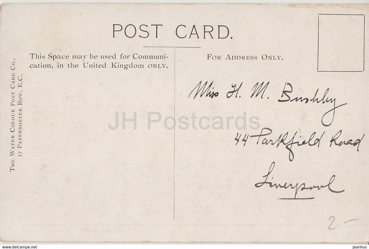 Pevensey Castle - Sussex - Drawing by W H Borrow - old postcard - England - United Kingdom - used