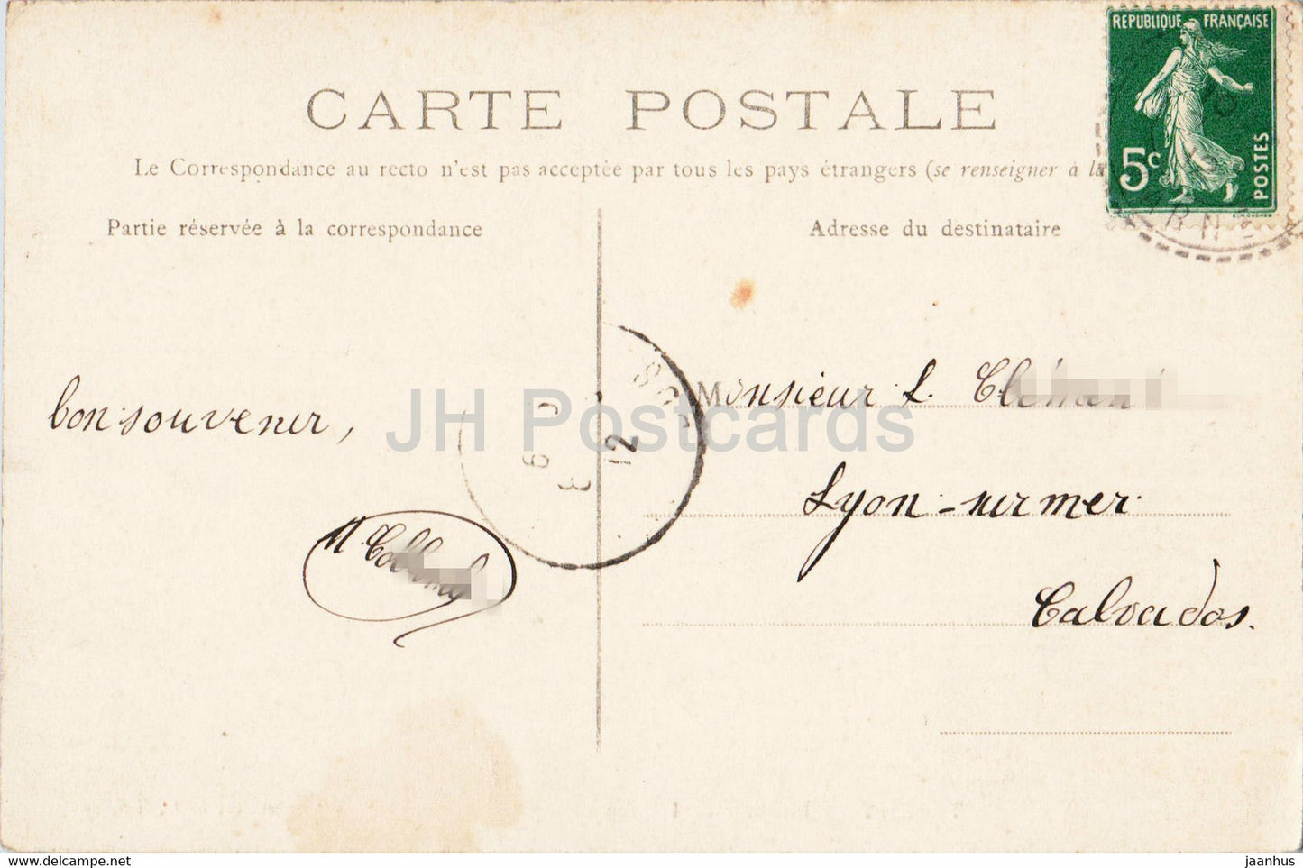 Trigny - Interieur de l'Eglise - church - old postcard - 1912 - France - used