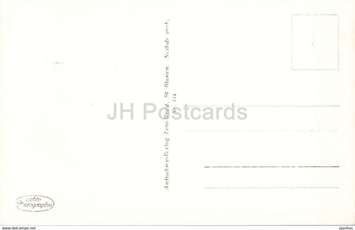 Blick auf den Schluchsee - Schwarzwald - 114 - old postcard - Germany - unused