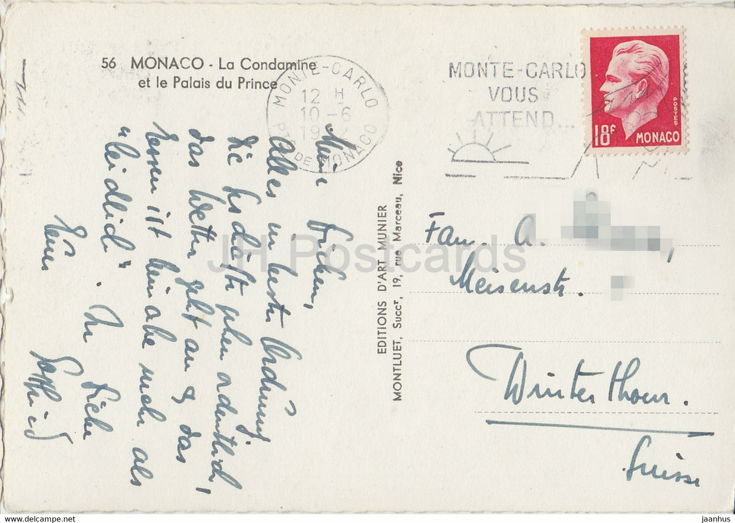 La Condamine et le Palais du Prince - Palais Princier - 56 - Monaco - occasion