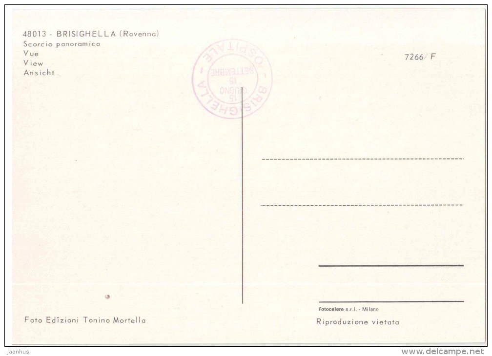 Scorcio Panoramico - Brisighella - Ravenna - Emilia-Romagna - 48013 - Italia - Italy - unused - JH Postcards