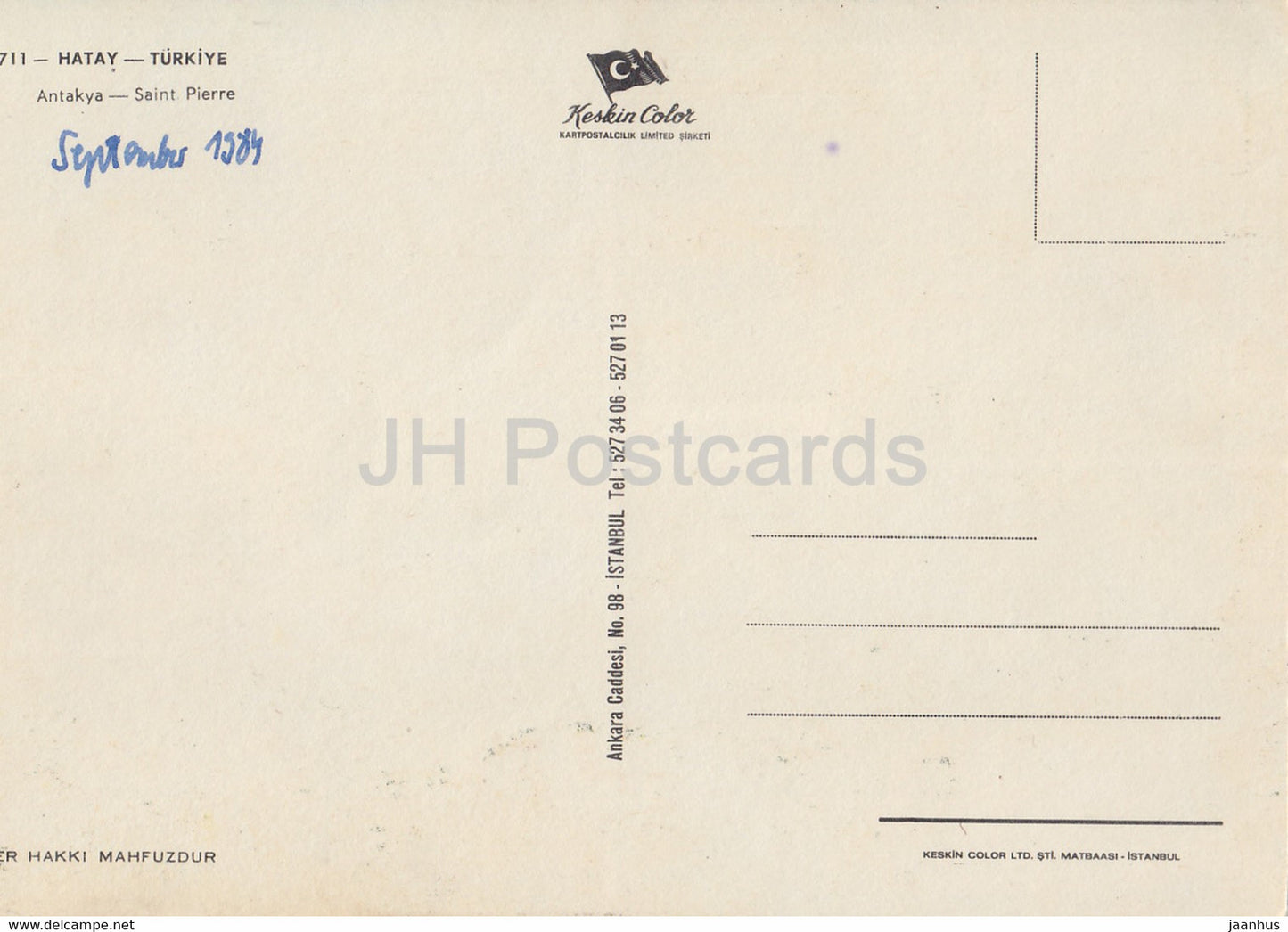 Antakya - Saint Pierre - Église Saint-Pierre - multiview - 1984 - Turquie - utilisé