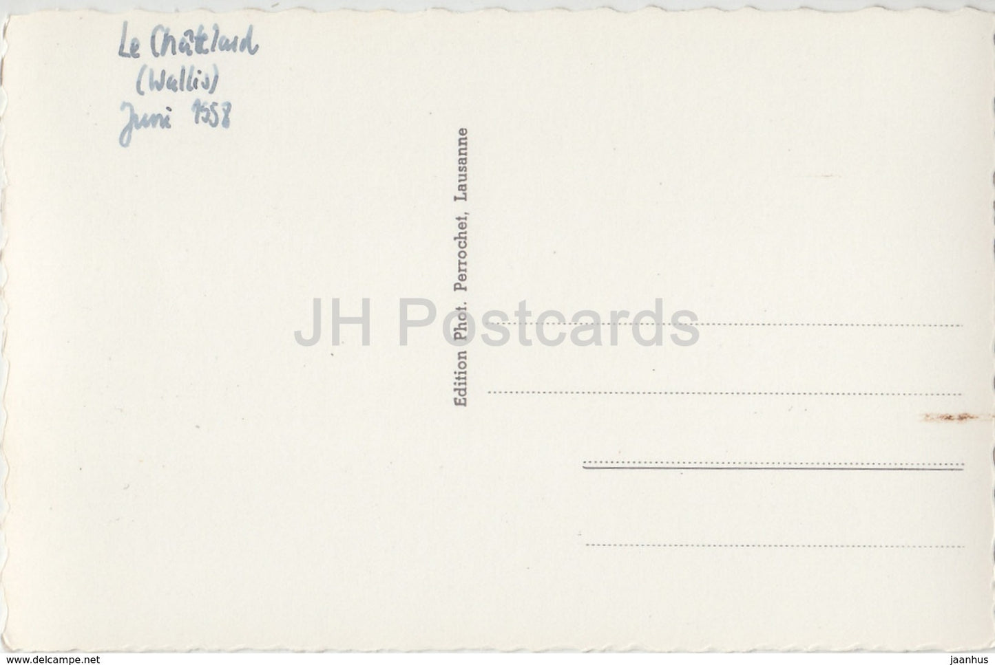 Glacier et Aiguille du Tour – 1189 – Schweiz – 1958 – gebraucht